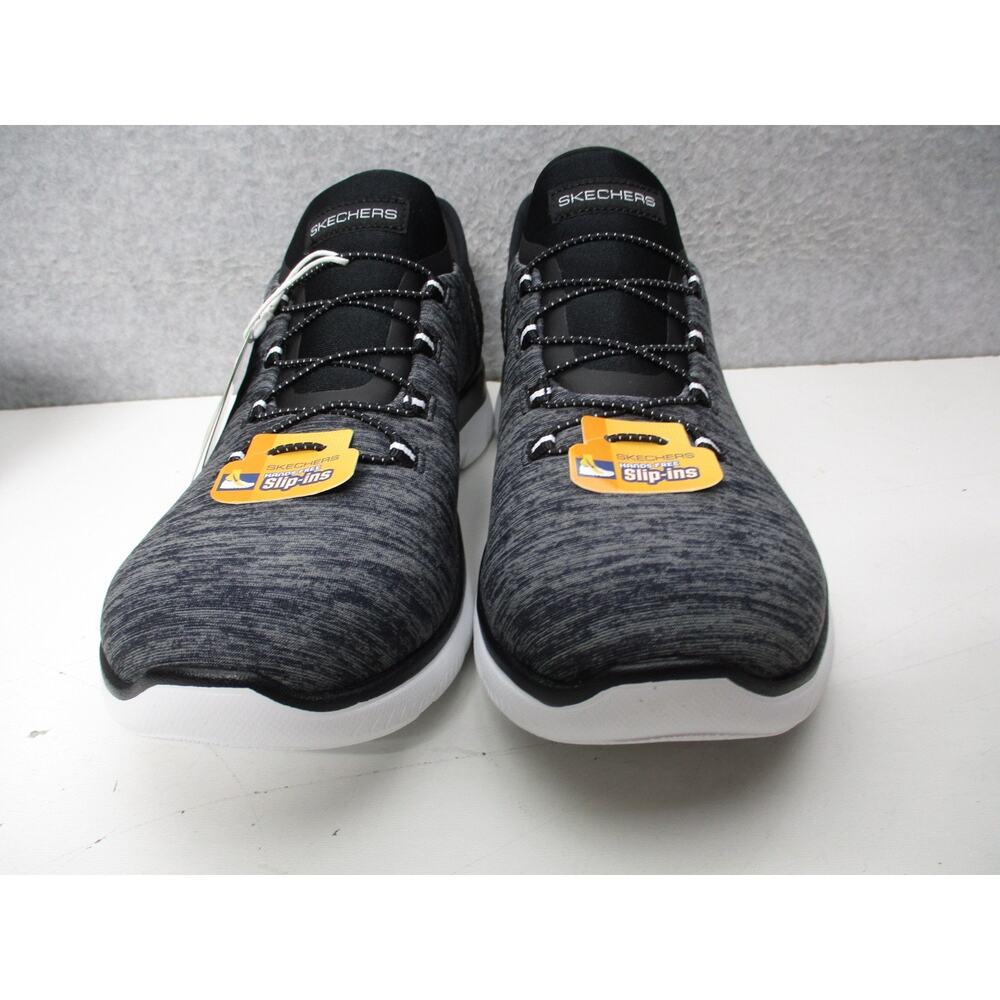 Skechers Slip-ins Summits Bungee Shoes Dazzling Haze Black White Womens Sz 9 - Picture 4 of 8